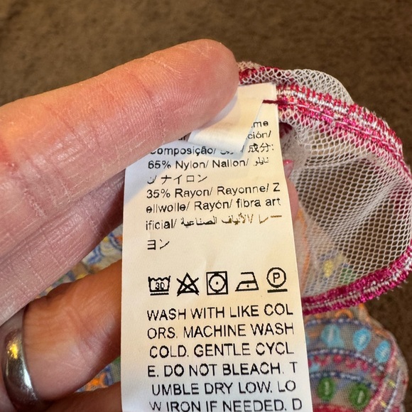 2 FOR $20 Shein Colorful Sunset Open Front Maxi Kimono Sheer Coverup ONE SIZE - Picture 8 of 8